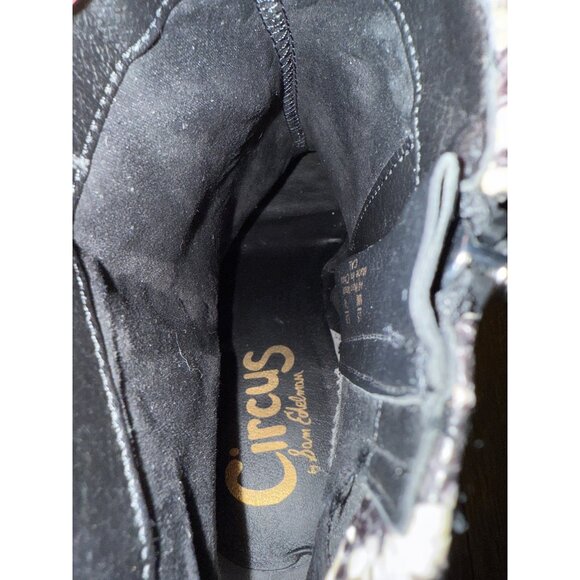 CIRCUS Sam Edelman CAL Snakeskin Embossed Boot Bootie Size 10 - Picture 14 of 14